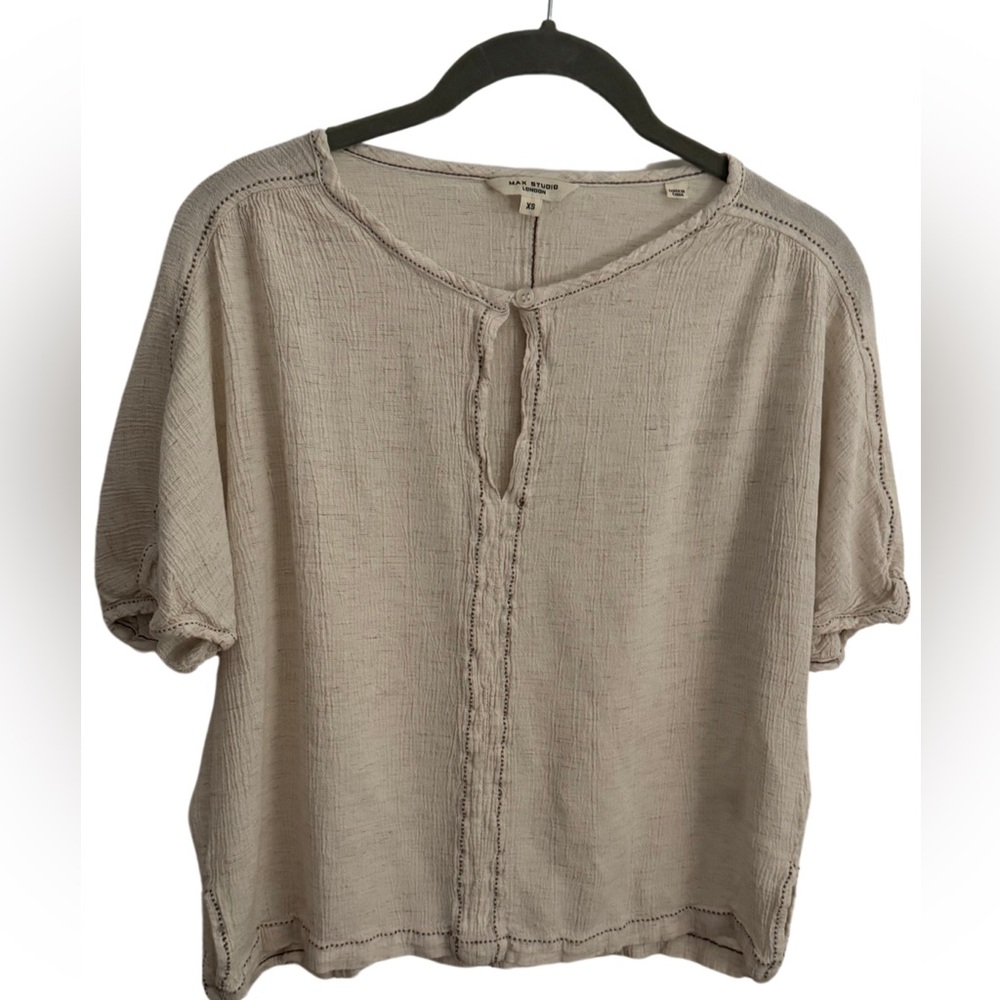 Max Studio- cream top